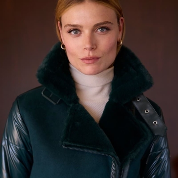 CHAQUETON BIKER MUJER ARGGIDO 49130 - Imagen 2