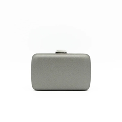 CLUTCH BOLSO FIESTA POLIPIEL METALIZADA GRIS 41446 - Imagen 1