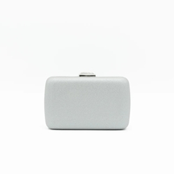 CLUTCH BOLSO FIESTA POLIPIEL METALIZADA PLATA 41446 - Imagen 1