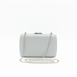 CLUTCH BOLSO FIESTA POLIPIEL METALIZADA PLATA 41446 - Imagen 2