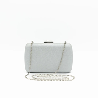CLUTCH BOLSO FIESTA POLIPIEL METALIZADA PLATA 41446 - Imagen 2