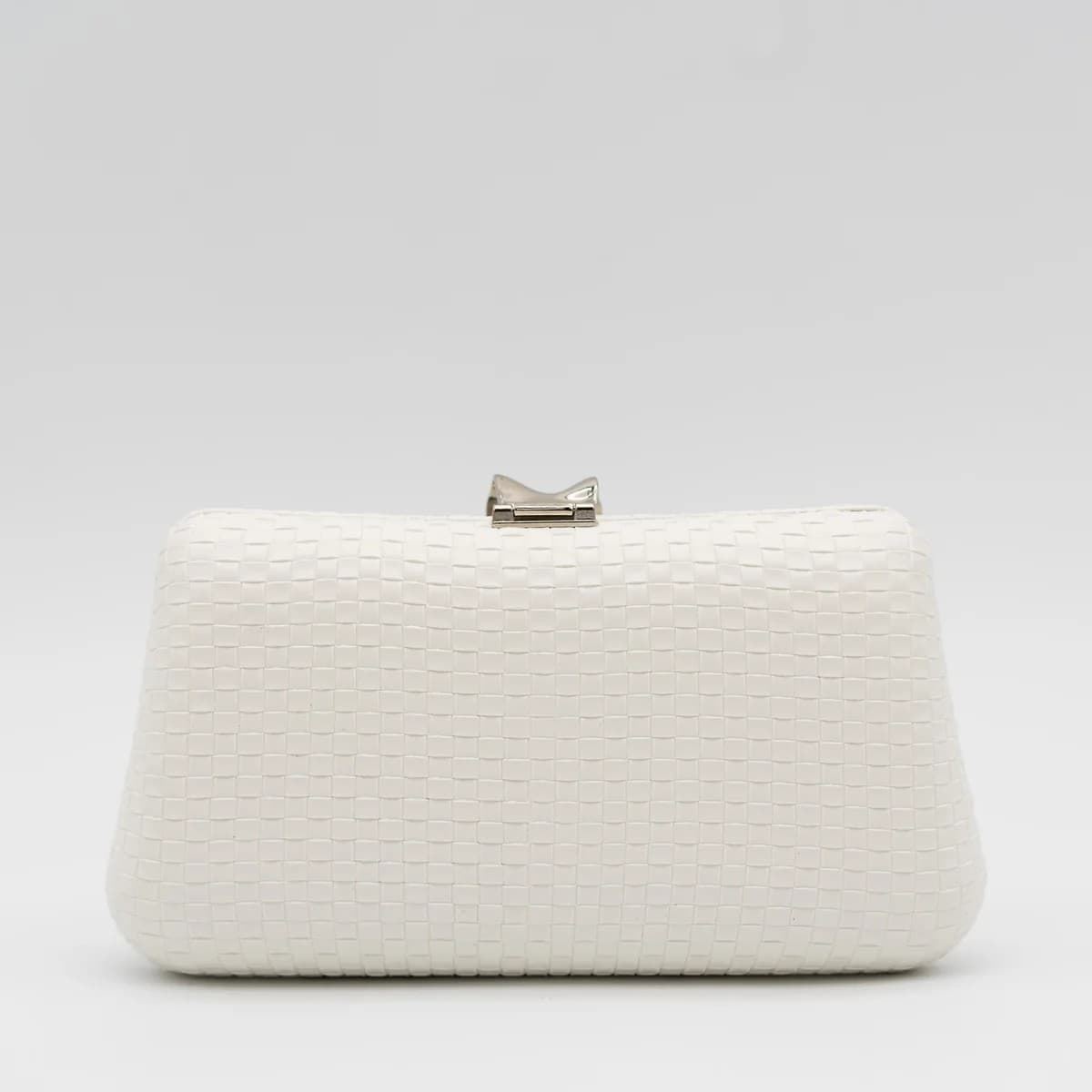 Clutch de Fiesta Polipiel Blanco 41451 - Imagen 2