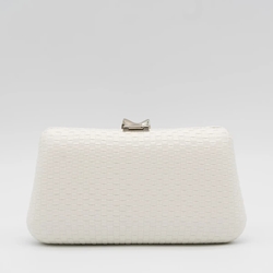Clutch de Fiesta Polipiel Blanco 41451 - Imagen 2