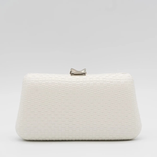 Clutch de Fiesta Polipiel Blanco 41451 - Imagen 2