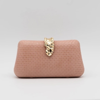 Clutch de Fiesta Polipiel Rosa Palo 41451 - Imagen 1