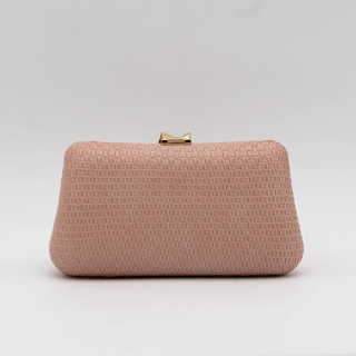 Clutch de Fiesta Polipiel Rosa Palo 41451 - Imagen 2