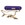 CLUTCH FIESTA ANTELINA AZUL MORADO 12592 - Imagen 2