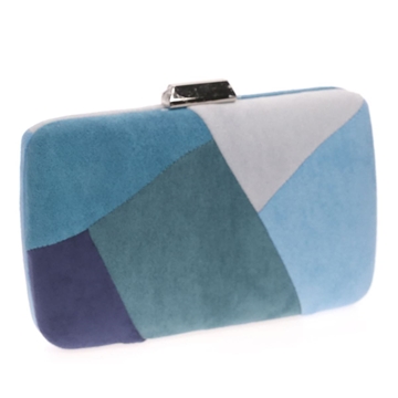 CLUTCH FIESTA ANTELINA CONTRASTE MULTI-AZUL PLATA 41350 - Imagen 2