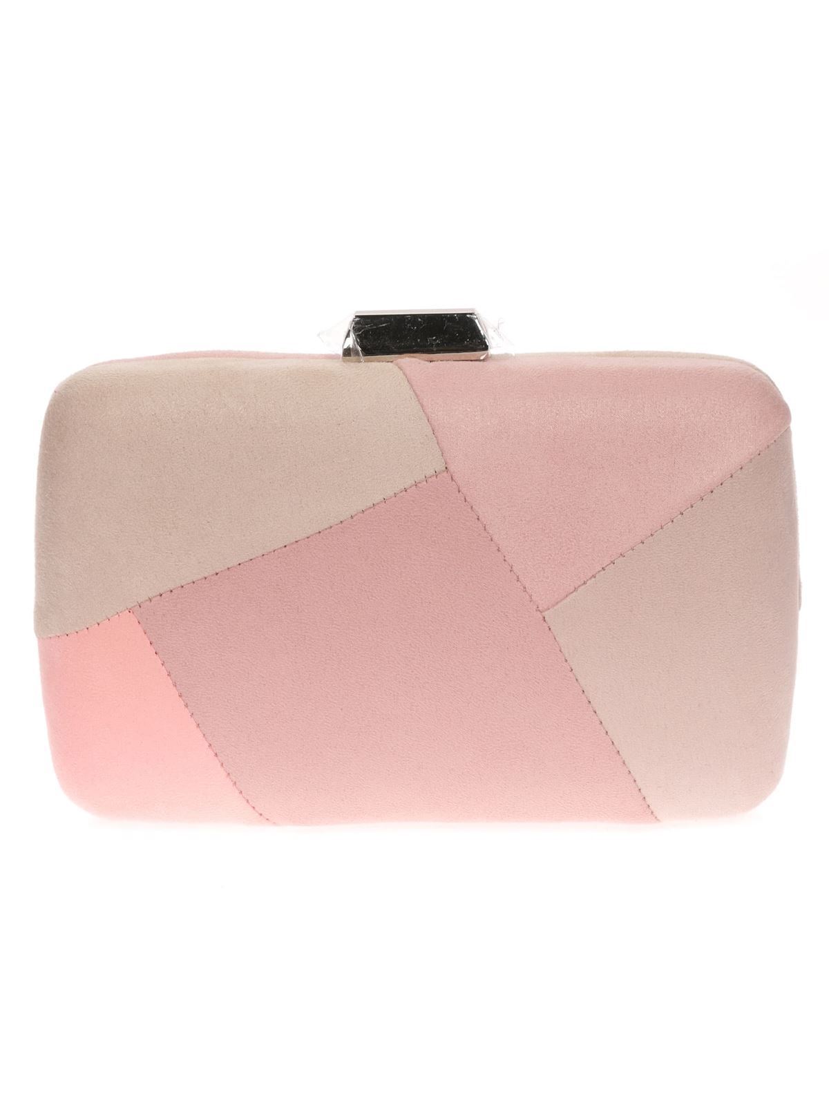 CLUTCH FIESTA ANTELINA CONTRASTE MULTI-ROSA PLATA 41350 - Imagen 1