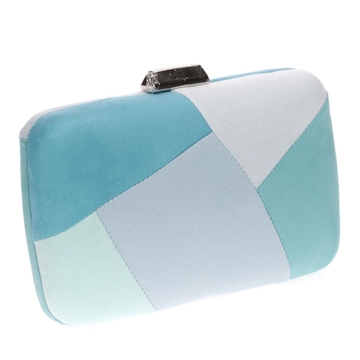 CLUTCH FIESTA ANTELINA CONTRASTE MULTI-TEAL PLATA 41350 - Imagen 2