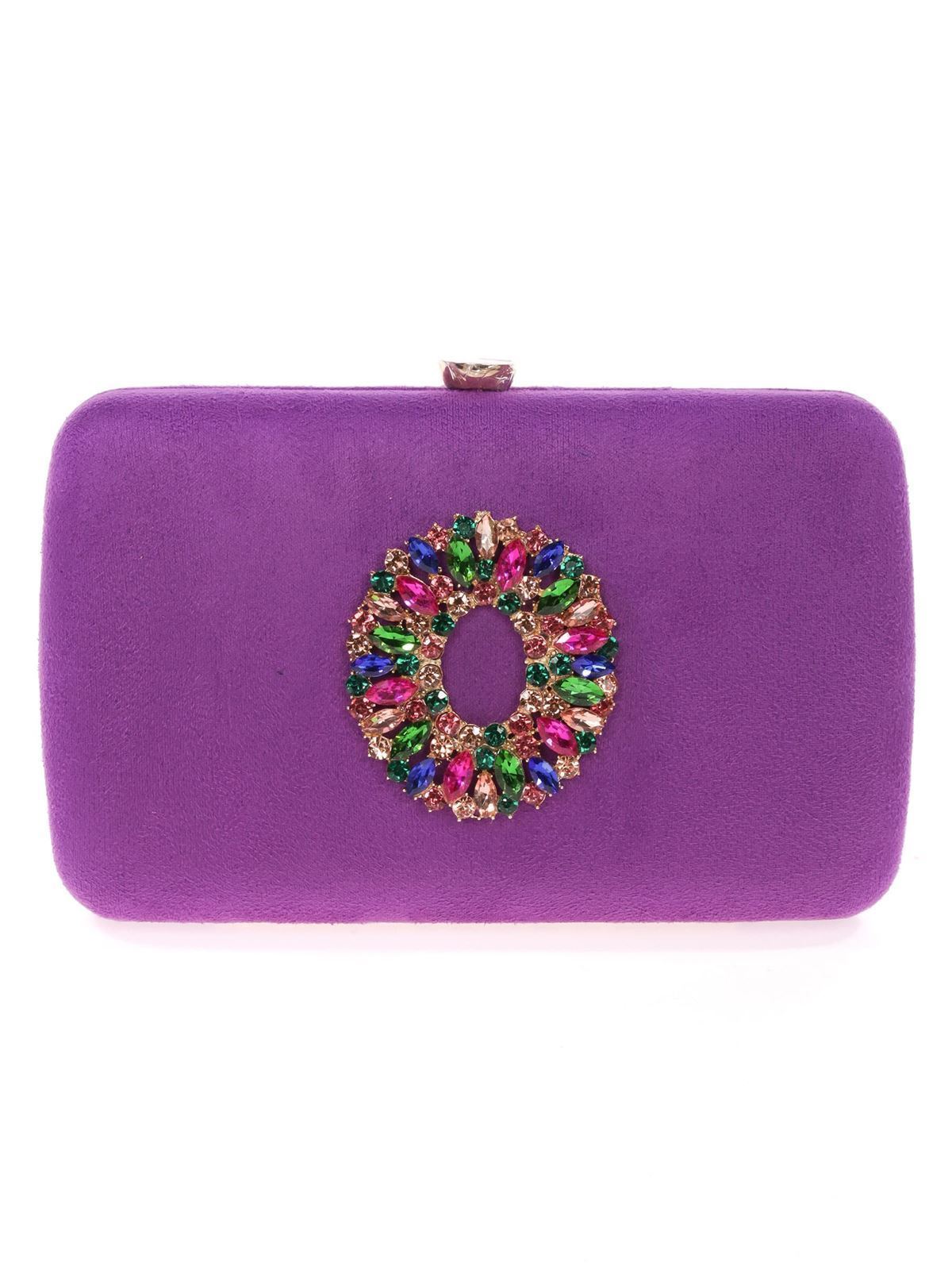 CLUTCH FIESTA ANTELINA JOYA MORADO 41413 - Imagen 1