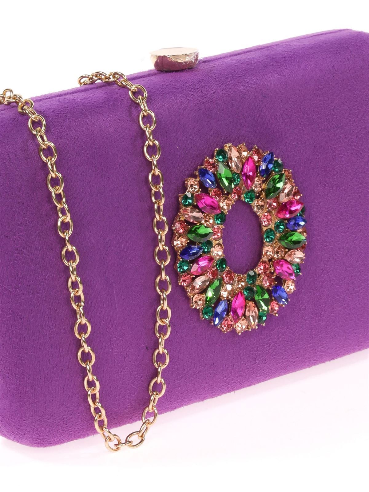 CLUTCH FIESTA ANTELINA JOYA MORADO 41413 - Imagen 2