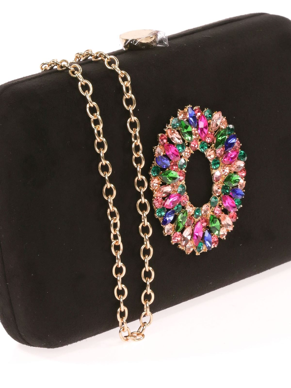 CLUTCH FIESTA ANTELINA JOYA NEGRO 41413 - Imagen 3