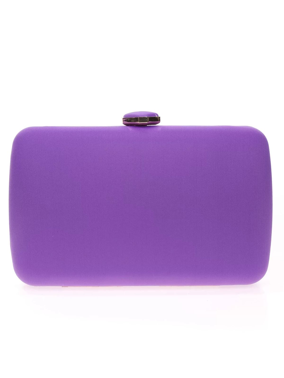 CLUTCH FIESTA DETALLE METÁLICO MORADO 22234 - Imagen 1