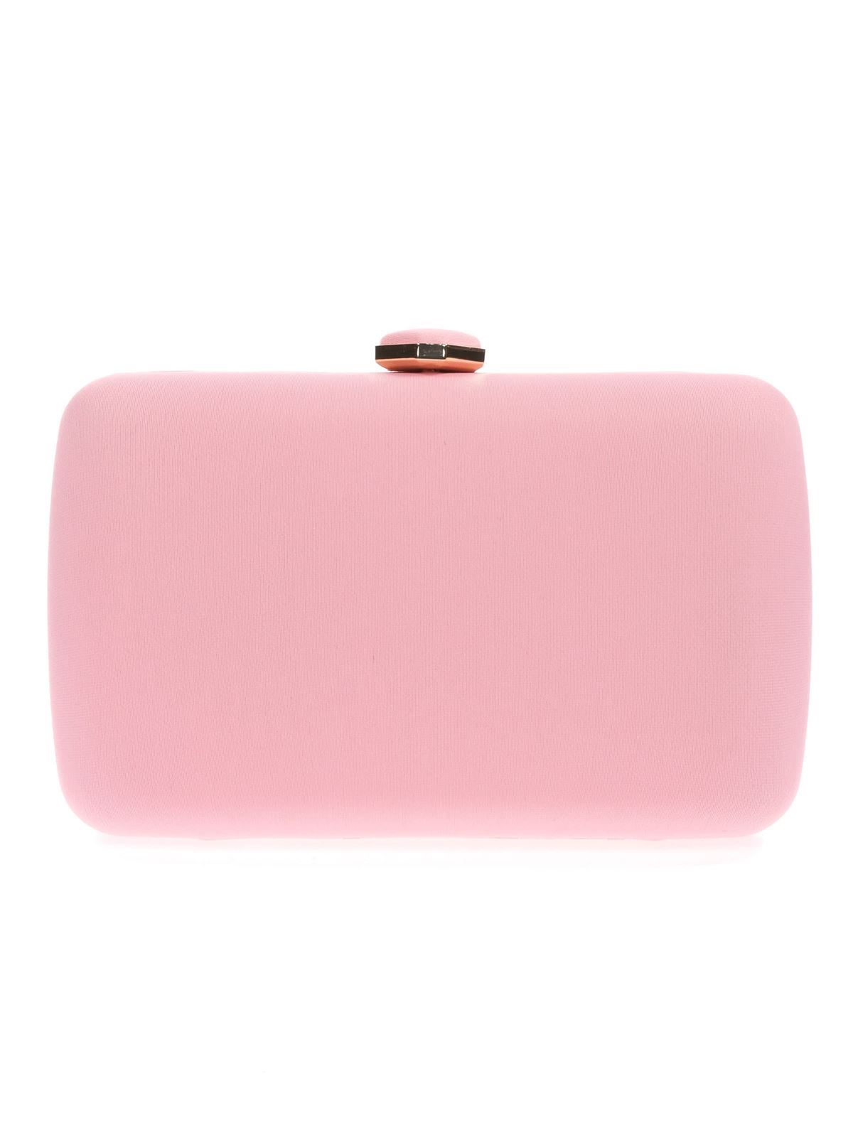 CLUTCH FIESTA DETALLE METÁLICO ROSA 22234 - Imagen 1