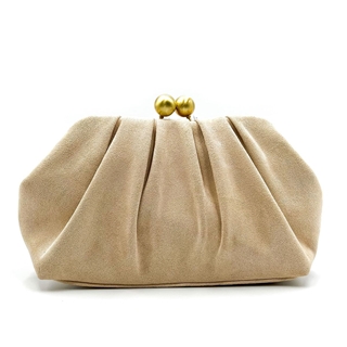 CLUTCH FIESTA EFECTO ANTE BEIGE 22287 - Imagen 1