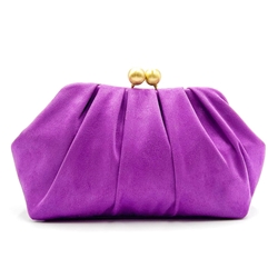 CLUTCH FIESTA EFECTO ANTE MORADO 22287 - Imagen 1