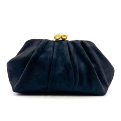 CLUTCH FIESTA EFECTO ANTE NEGRO 22287 - Imagen 1