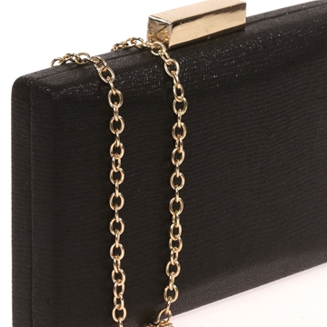 CLUTCH FIESTA METALIZADO NEGRO 41422 - Imagen 2