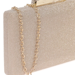 CLUTCH FIESTA METALIZADO ORO CLARO 41444 - Imagen 2