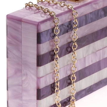 CLUTCH FIESTA NÁCAR MULTI-MORADO 61001 - Imagen 2