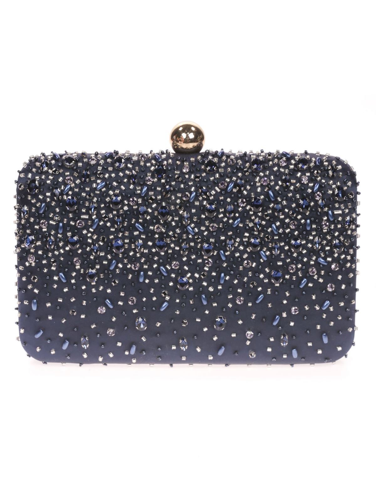 CLUTCH FIESTA PEDRERÍA AZUL-MARINO 41380 - Imagen 1