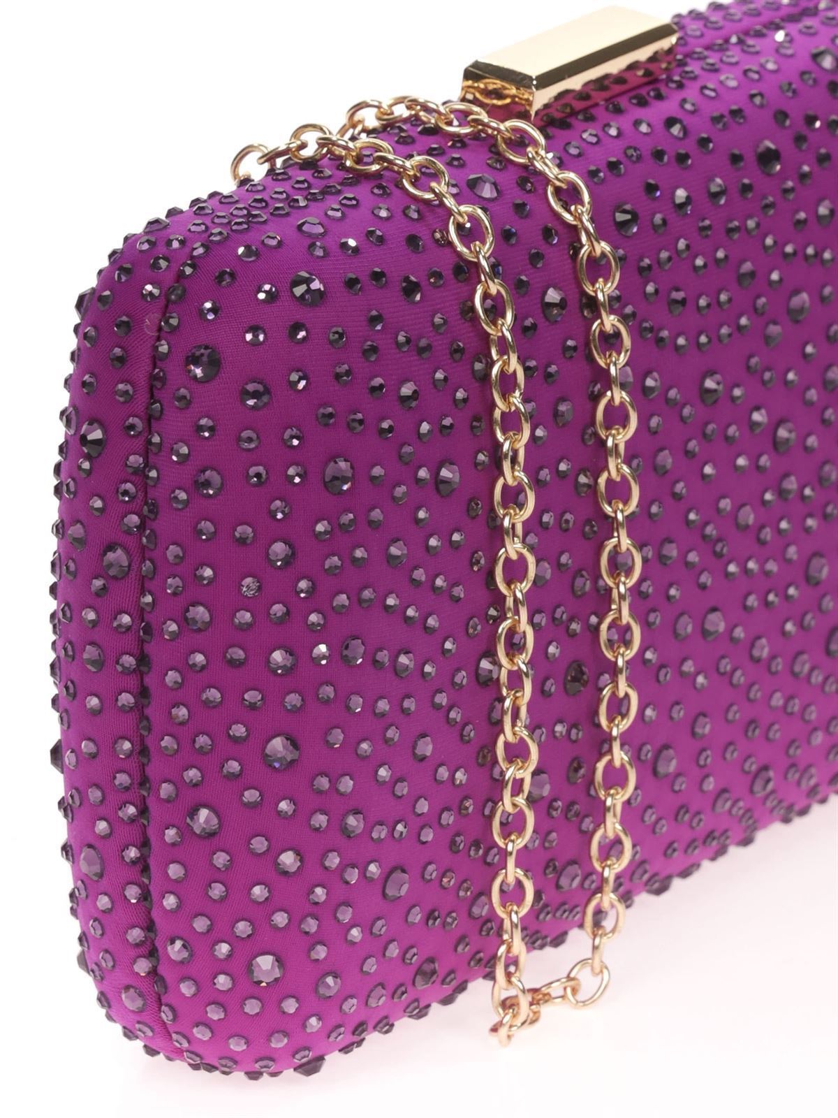 CLUTCH FIESTA PEDRERÍA MORADO 22236 - Imagen 1