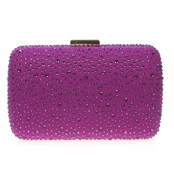 CLUTCH FIESTA PEDRERÍA MORADO 22236 - Imagen 2