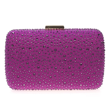 CLUTCH FIESTA PEDRERÍA MORADO 22236 - Imagen 2
