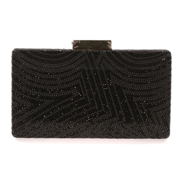 CLUTCH FIESTA PEDRERÍA NEGRO  41419 - Imagen 1
