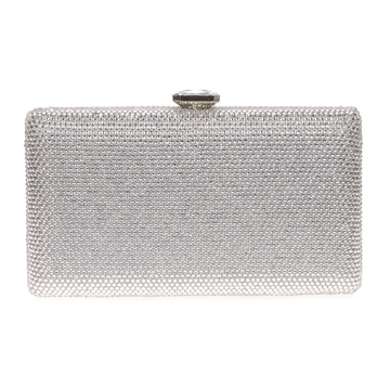 CLUTCH FIESTA PEDRERÍA PLATA  12421 - Imagen 2