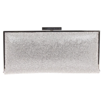 CLUTCH FIESTA PEDRERÍA PLATA 22252 - Imagen 1