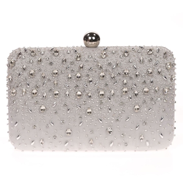 CLUTCH FIESTA PEDRERÍA PLATA 41380 - Imagen 1