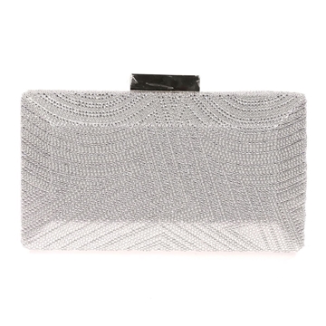 CLUTCH FIESTA PEDRERÍA PLATA 41419 - Imagen 1