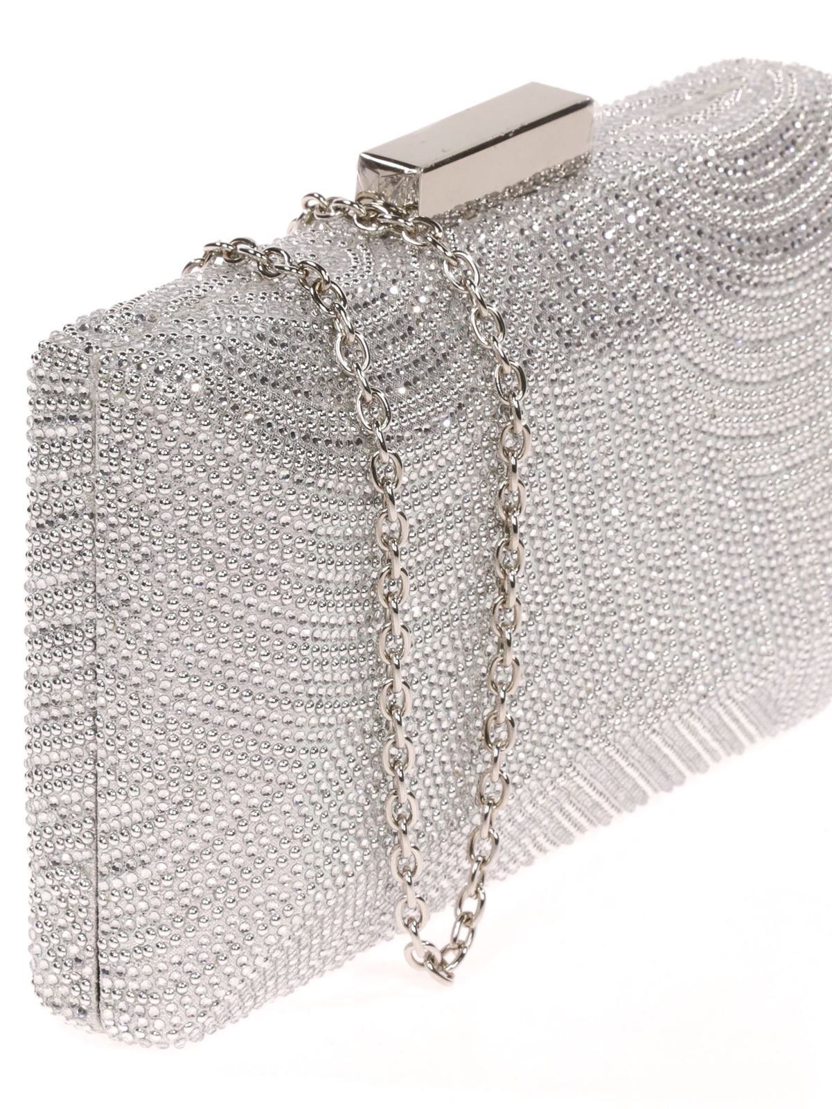 CLUTCH FIESTA PEDRERÍA PLATA 41419 - Imagen 2