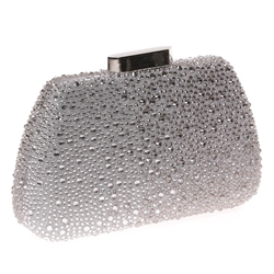 Clutch fiesta pedrería plata 41421 - Imagen 2