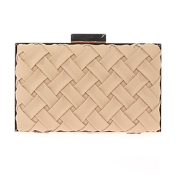 CLUTCH FIESTA TRENZADO CAMEL 41447 - Imagen 1