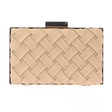 CLUTCH FIESTA TRENZADO CAMEL 41447 - Imagen 1