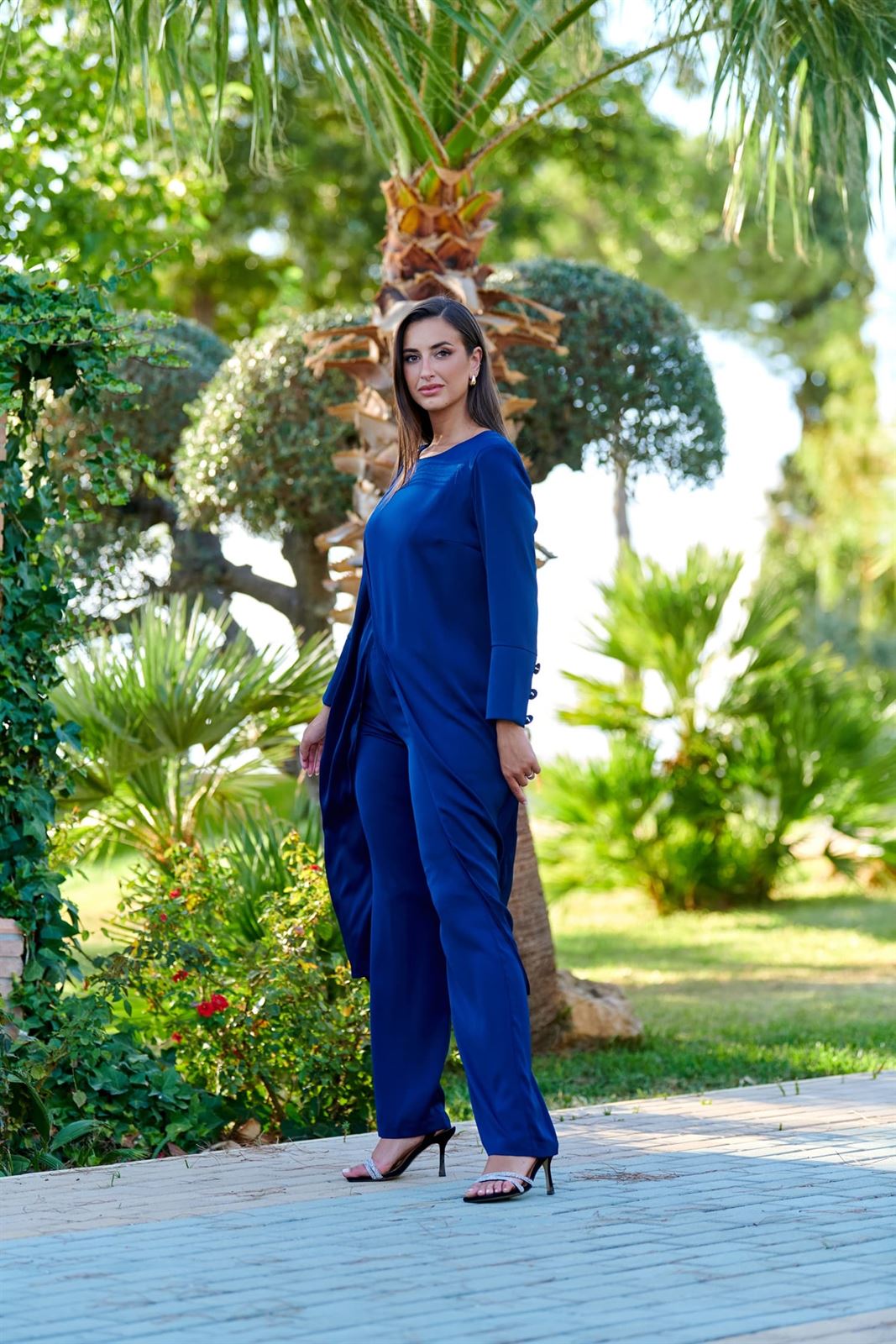 Conjunto de Fiesta de Pantalón Mujer Lola Lunares 9626 - Imagen 2