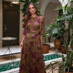 Conjunto Miel Cayro Woman Lugodress 6337 - Imagen 2