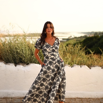 CONJUNTO TOP Y FALDA AZALEA FLOR MAGNOLIA KOBUS - Imagen 2