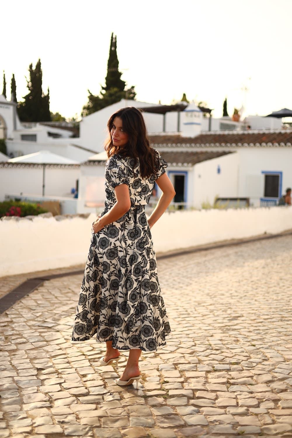 CONJUNTO TOP Y FALDA AZALEA FLOR MAGNOLIA KOBUS - Imagen 3