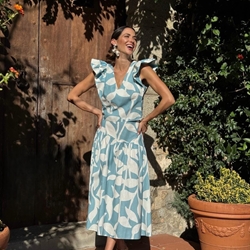 CONJUNTO TOP Y FALDA CENTELLA 4801 - Imagen 2