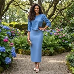 CONJUNTO VESTIDO Y CHAQUETA CENTELLA NEBLAK 7478 - Imagen 1