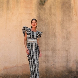 CONJUNTO ZARIA NEGRO MAGNOLIA KOBUS - Imagen 2