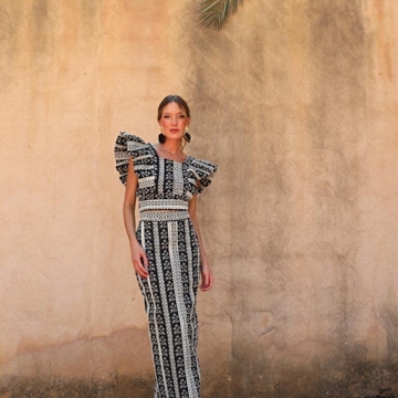 CONJUNTO ZARIA NEGRO MAGNOLIA KOBUS - Imagen 2