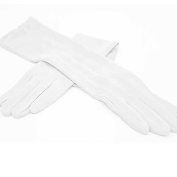 GUANTES FIESTA ANTELINA BLANCO 37 CM - Imagen 1