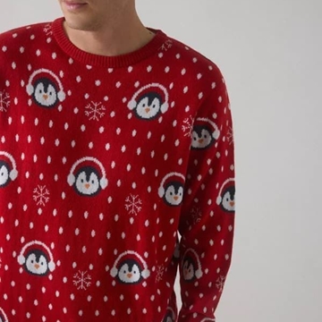 Jersey Navideño Hombre 70026 YSABEL MORA - Imagen 1