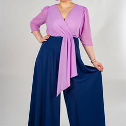 MONO DE FIESTA TALLA GRANDE 261814 MIA MIRÓ - Imagen 1