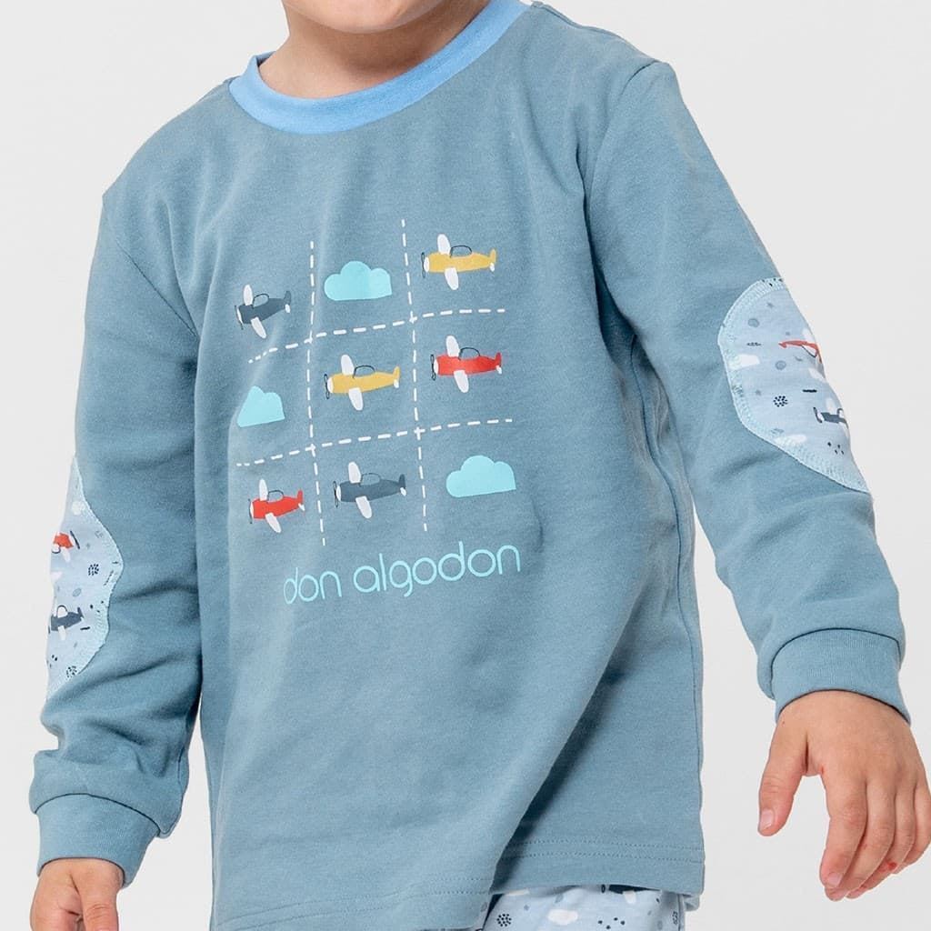 OUTLET PIJAMA INFANTIL ALGODÓN ESTAMPADO DON ALGODÓN DA23110 - Imagen 2